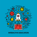 Interactive Education Infographic